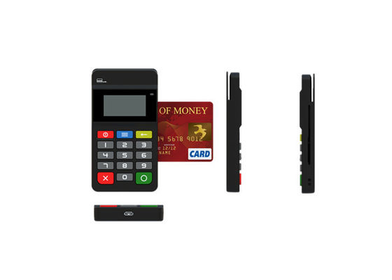 サイズ 12mm レシート プリンターが付いている手持ち式 POS ターミナルの正方形の POS ターミナル