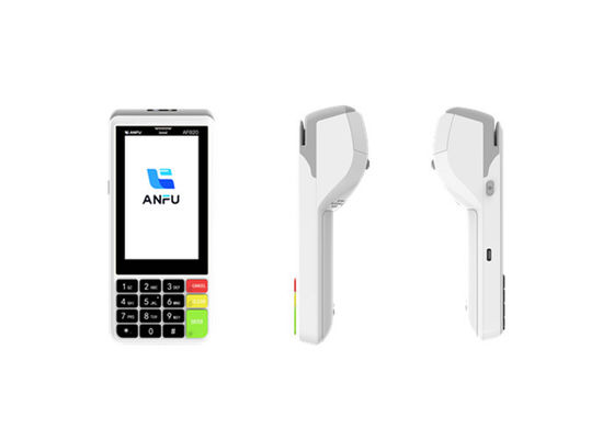 ANFU AF820 ハンドヘルド Android 13 POS Machine With Code Scanner 4G/ワイヤレス/WIFI ポータブルモバイル POSシステム