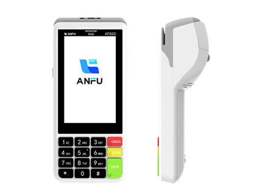 Android 13 4.0インチ LCD QRコードスキャナー カードリーダー 支払い クレジットカード POS 端末 AF820