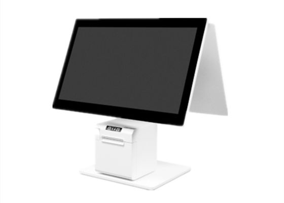 卸売 15.6 インチ デュアルスクリーン POS マシン レストラン用キャッシュレジスタ POSシステム